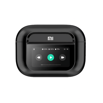 Noise Cancelling Earbuds with Screen